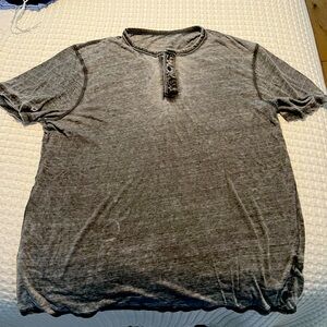 Lucky Brand Large washed gray t shirt